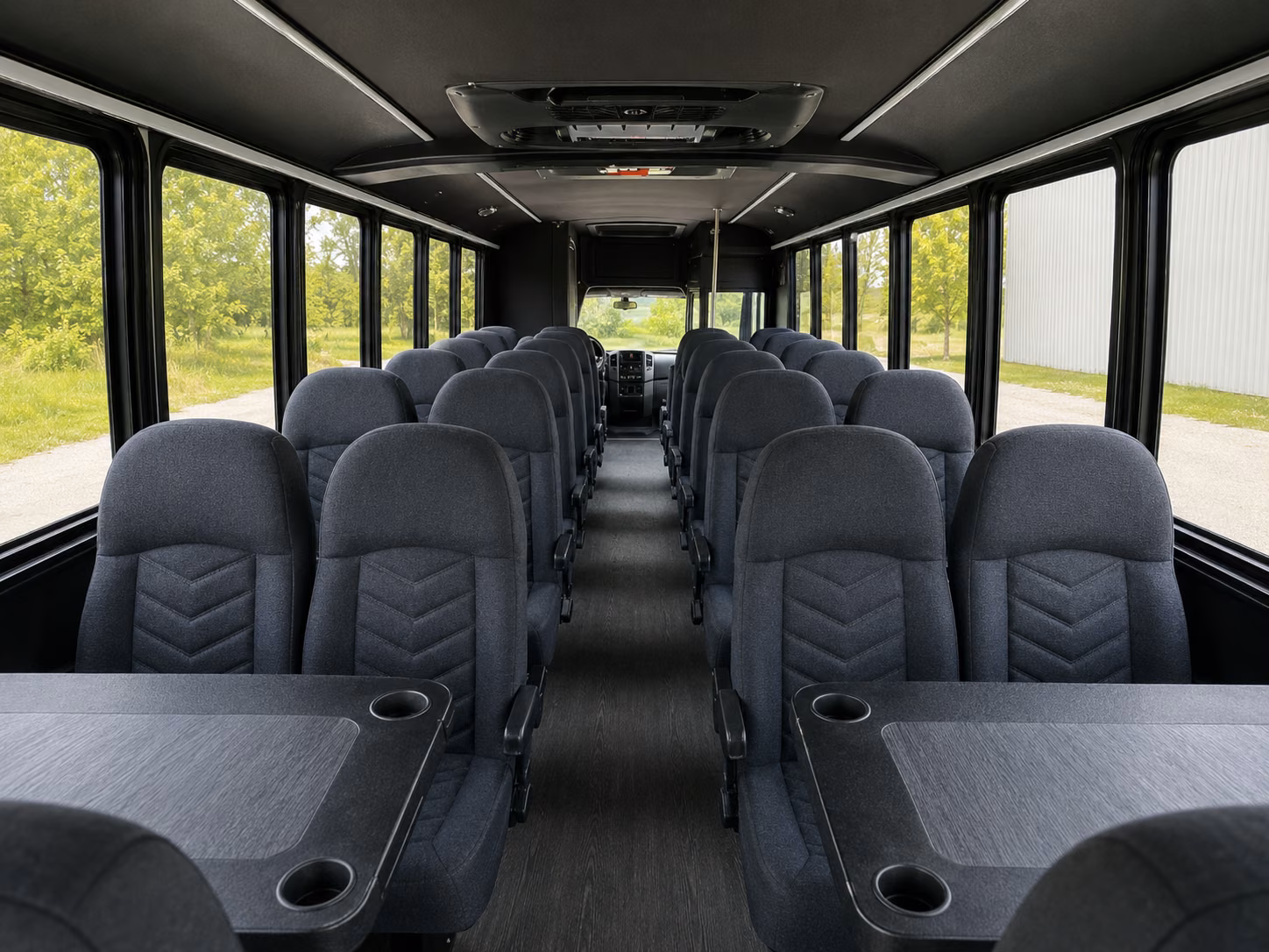 20 passenger minibus inside