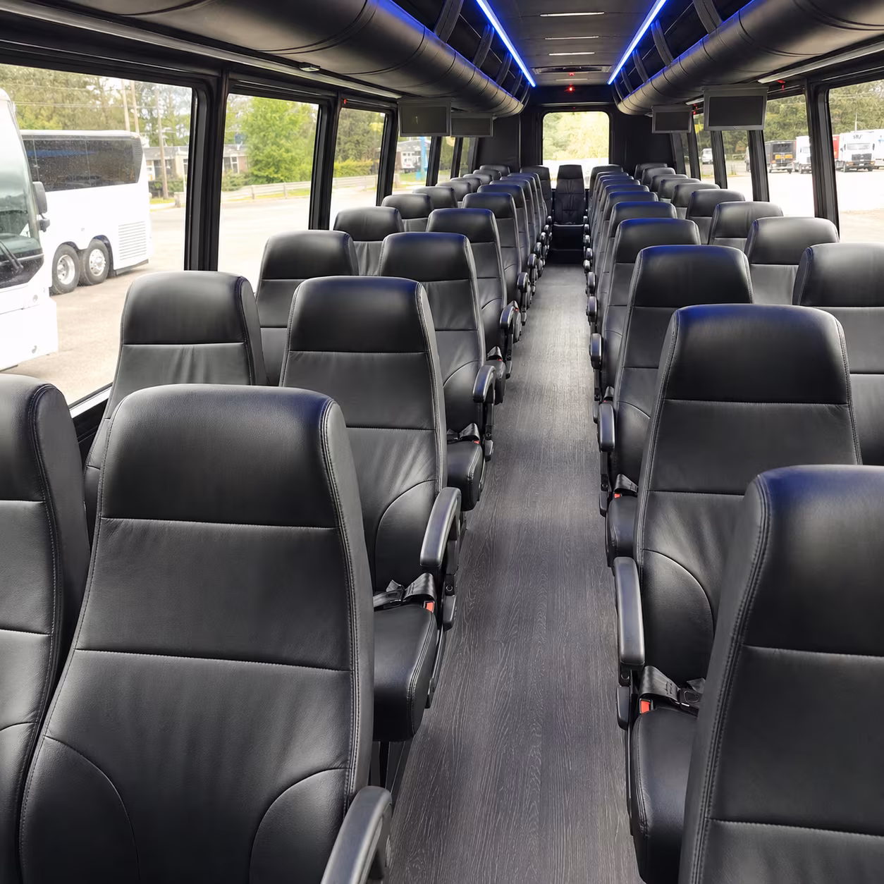 santa clara 25 passenger minibus inside