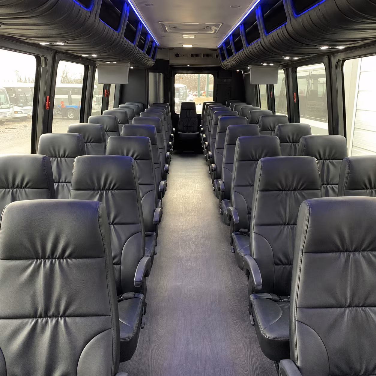 santa clara 30 passenger minibus inside