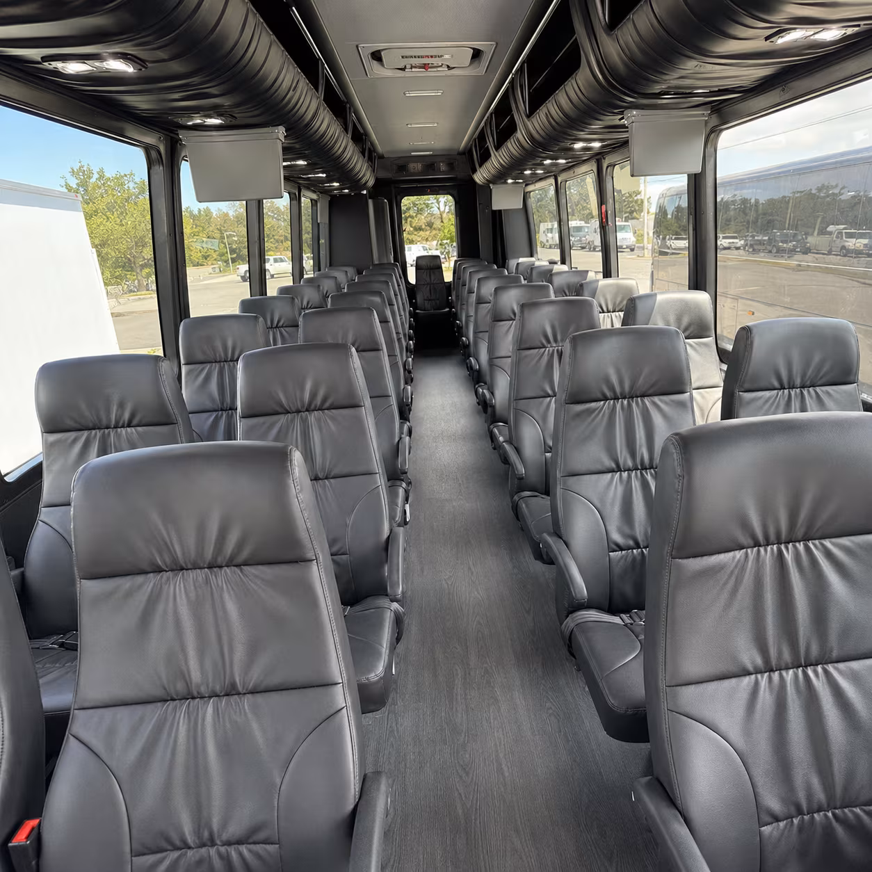 santa clara 35 passenger minibus interior