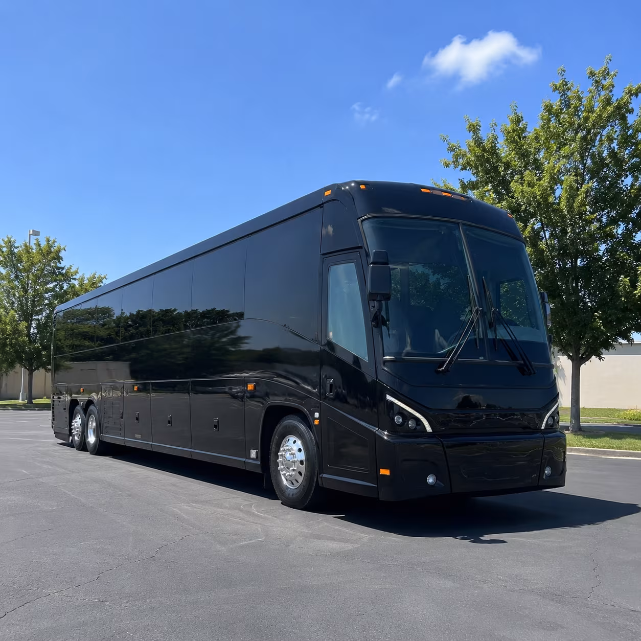 santa clara 56 passenger charter bus