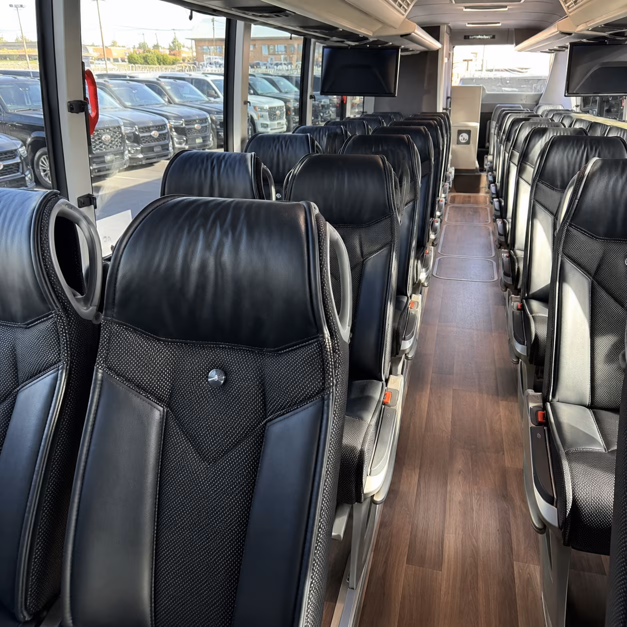 santa clara corporate transportation onboard seating