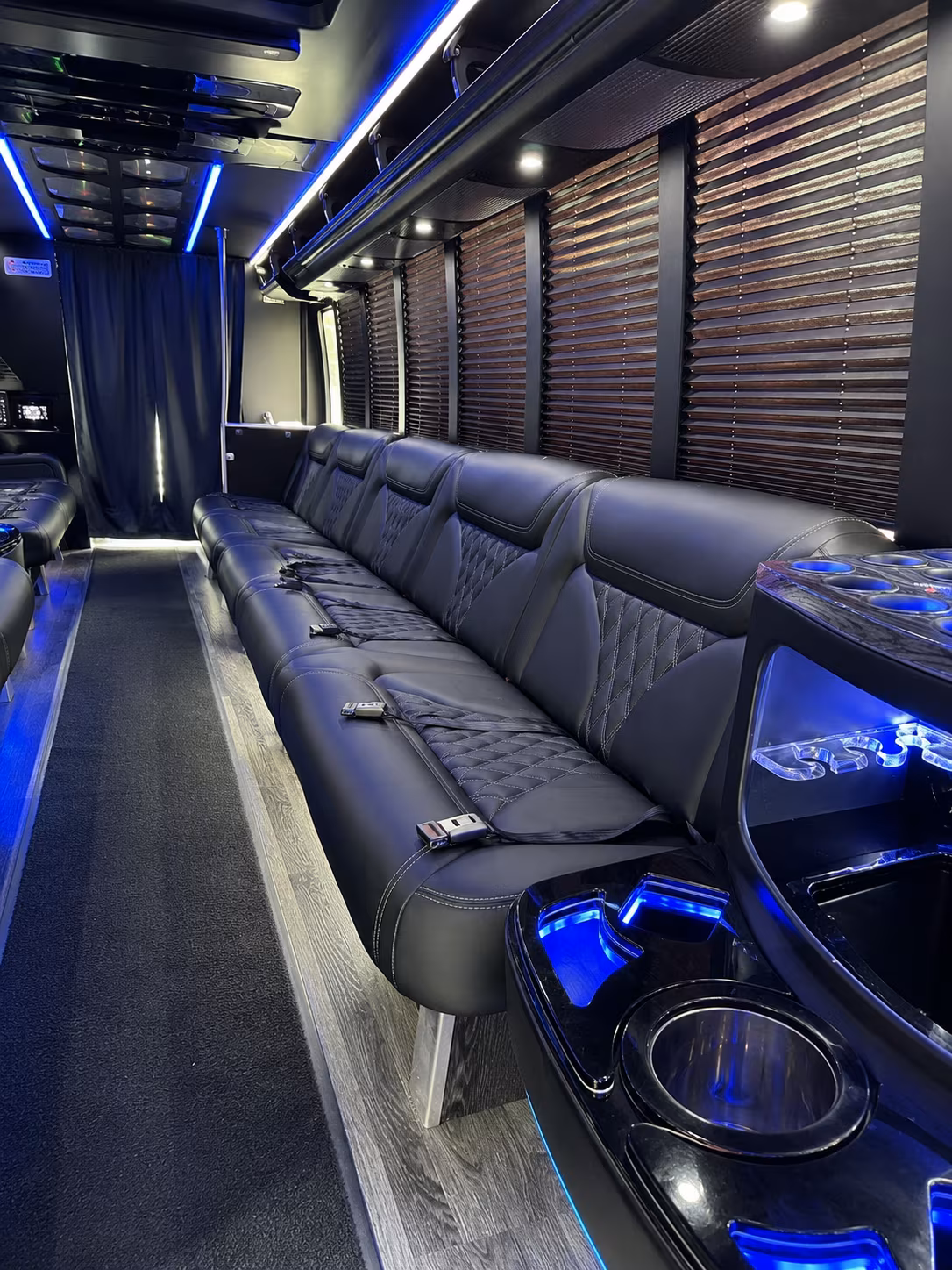 santa clara night out party bus rental