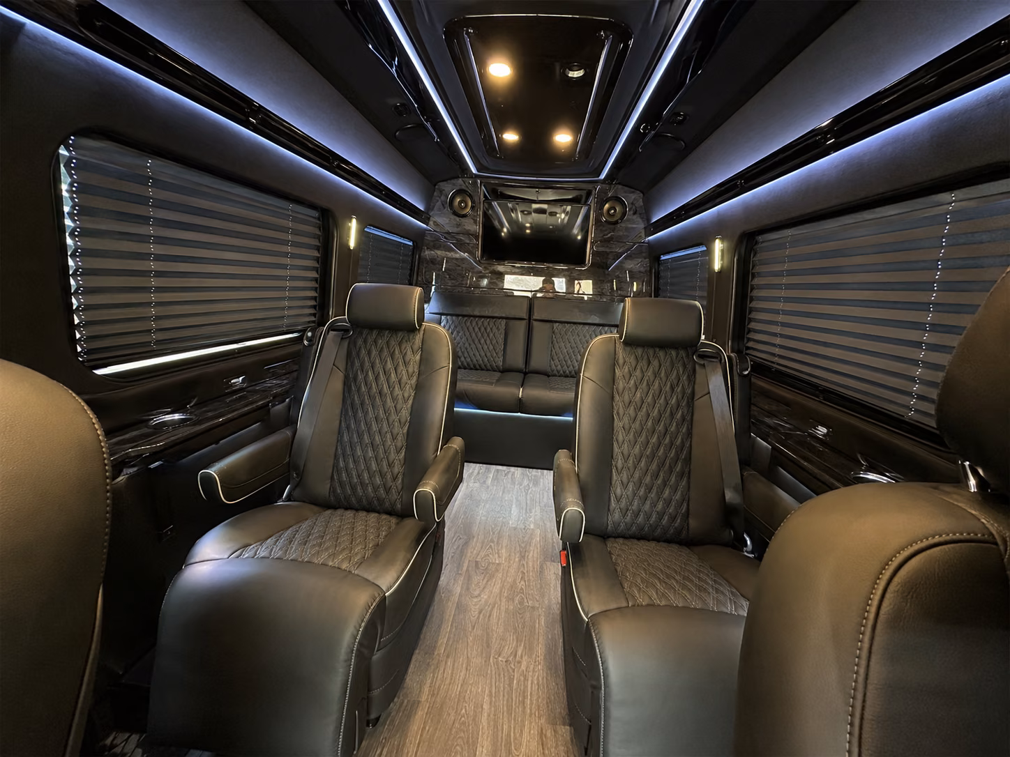 santa clara sprinter van with driver interior