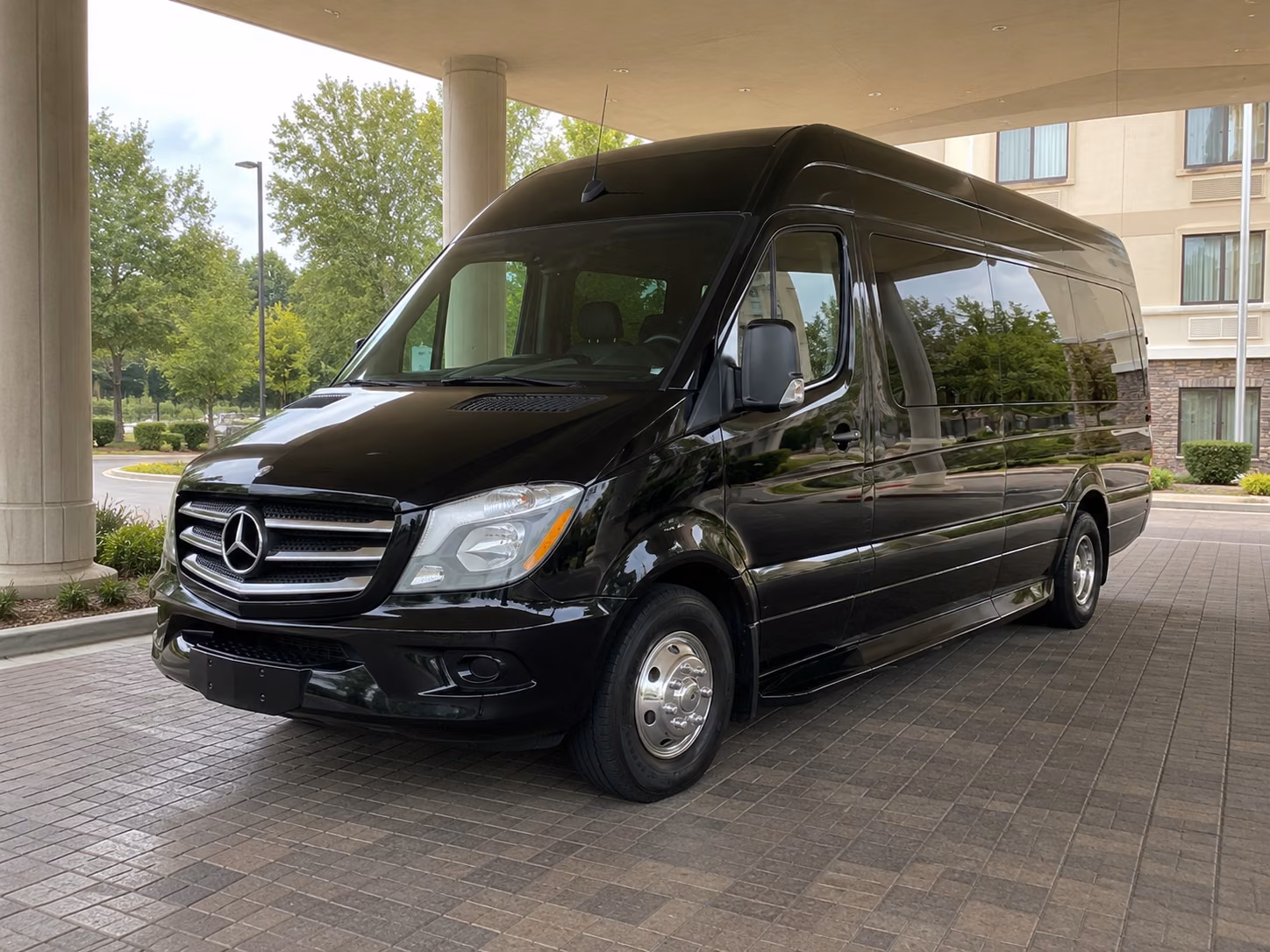santa clara sprinter van with driver