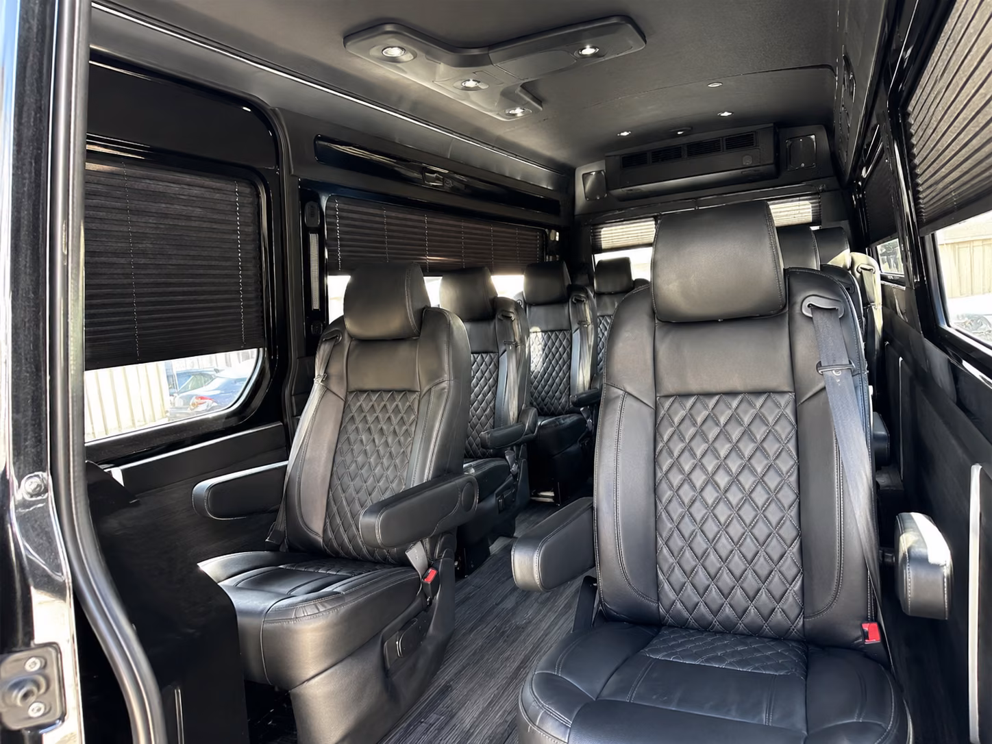 santa clara wedding transportation onboard seating