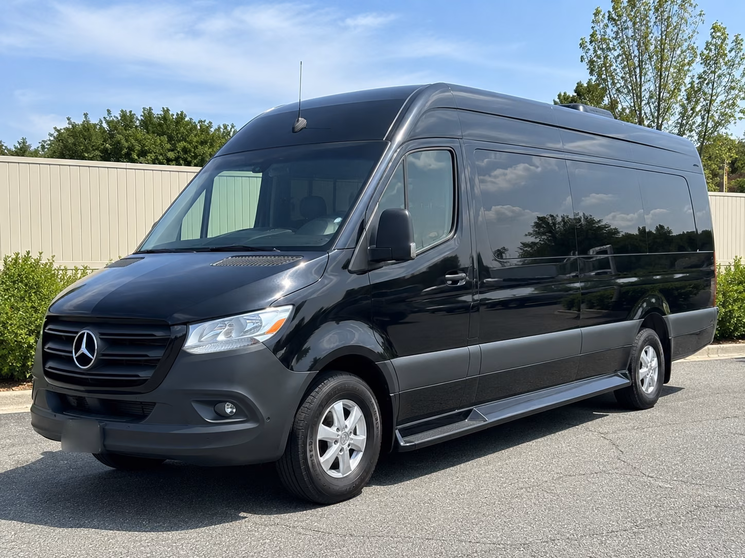 sprinter vans and luxury minibuses for santa clara prom night photos